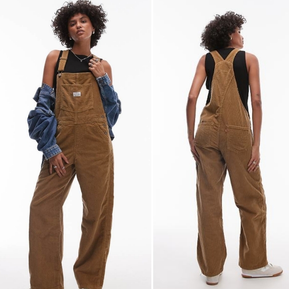NWT Anthropologie Levi's Baggy Overalls - Picture 3 of 11